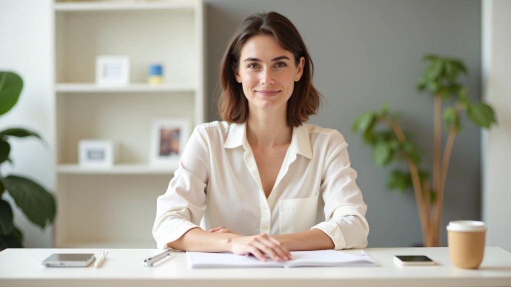 Spazio di lavoro ordinato e supportivo con segnali visivi